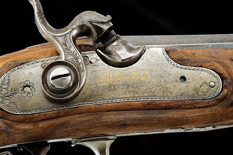 Joh. Boehm, Paio di pistole ridotte a luminello, Boemia