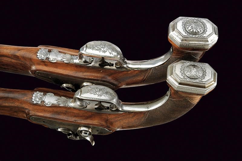 Joh. Boehm, Paio di pistole ridotte a luminello, Boemia