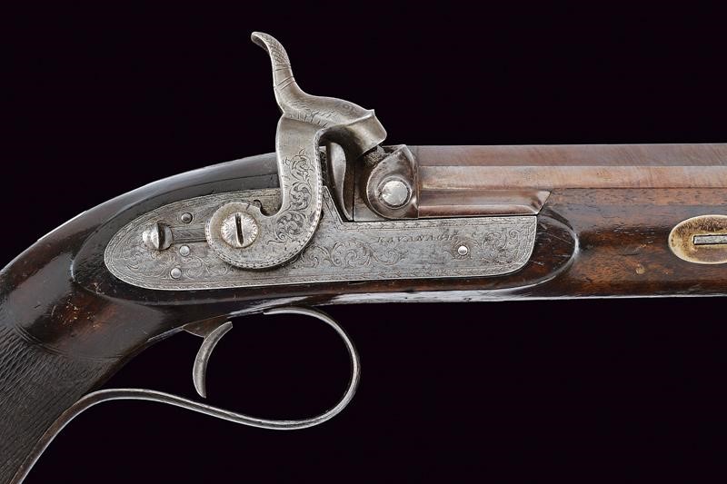 Kavanagh, Elegante paio di pistole a luminello, Dublino, lunghezza 42 cm