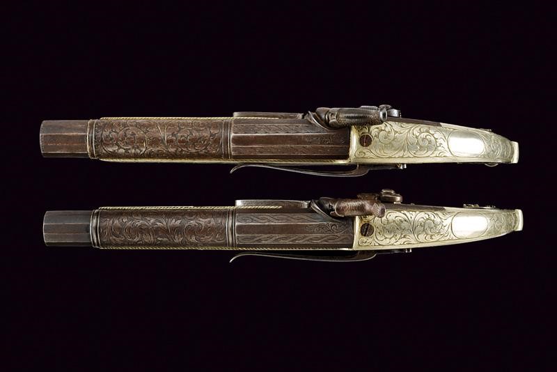 Campbell, Paio di pistole a luminello, Scozia, 26 cm