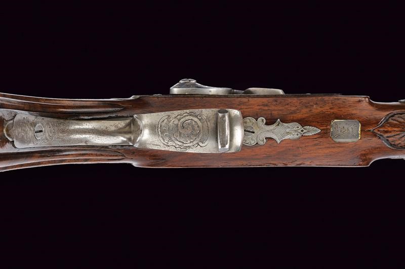 J. Steinbach, Paio di pistole a luminello da tiro, lunghezza 41.5 cm