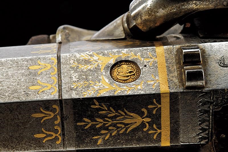 Castiglioni & Grasset, Paio di pistole a luminello da tiro
