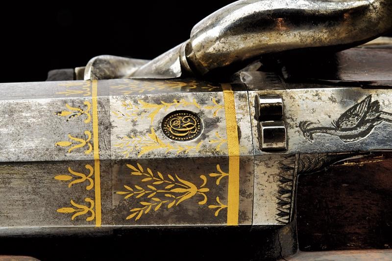 Castiglioni & Grasset, Paio di pistole a luminello da tiro