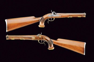 Anton Bauman, Paio di pistole da tiro ridotte a luminello