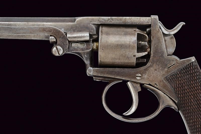 Revolver a luminello, cal. 34, Inghilterra, lunghezza 26,5 cm.