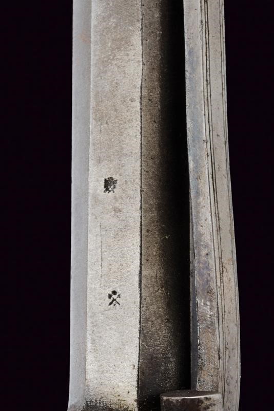 Revolver a luminello, cal. 34, Inghilterra, lunghezza 26,5 cm.