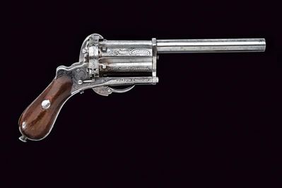 Pepperbox Revolver a Spillo, calibro 9 mm, Belgio