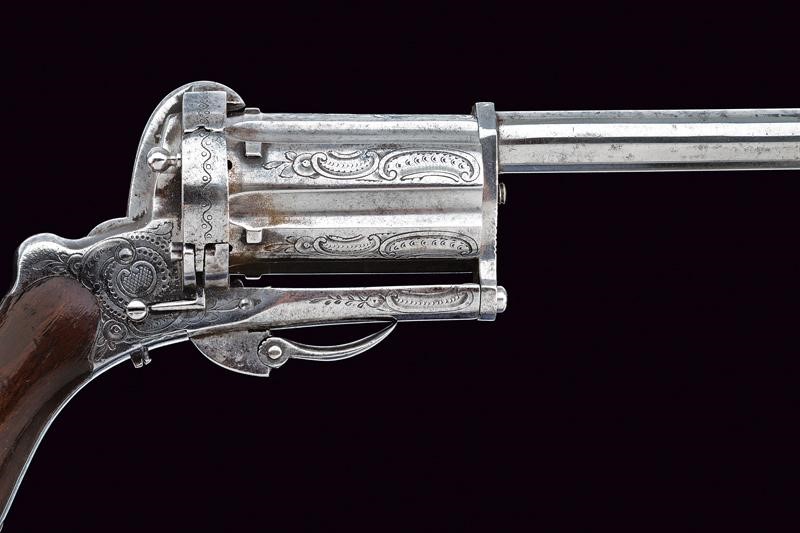 Pepperbox Revolver a Spillo, calibro 9 mm, Belgio