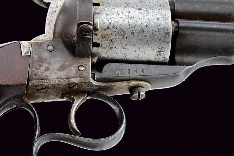 Revolver Lefaucheux, modello a spillo con calcio rimovibile, calibro 11 mm