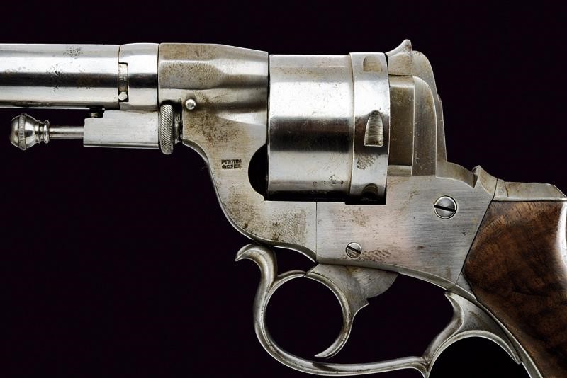 Revolver Perrin, a percussione centrale, cal. 11 mm, Parigi