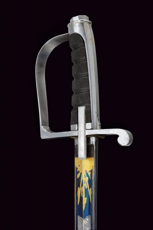 Sciabola da ufficiale Mod. 1855, lama curva con incisioni dorate