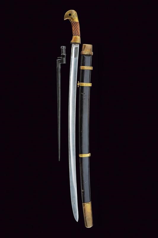Shasqua mod. 1881 con baionetta, Russia, lunghezza 94.5 cm