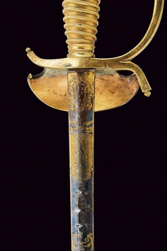 Spadino da ufficiale, Stato Pontificio, lunghezza 96 cm