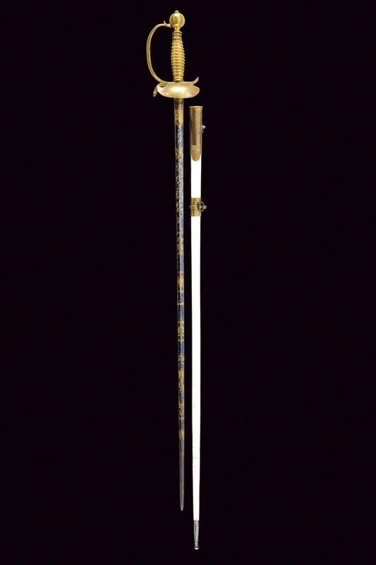 Spadino da ufficiale, Stato Pontificio, lunghezza 96 cm