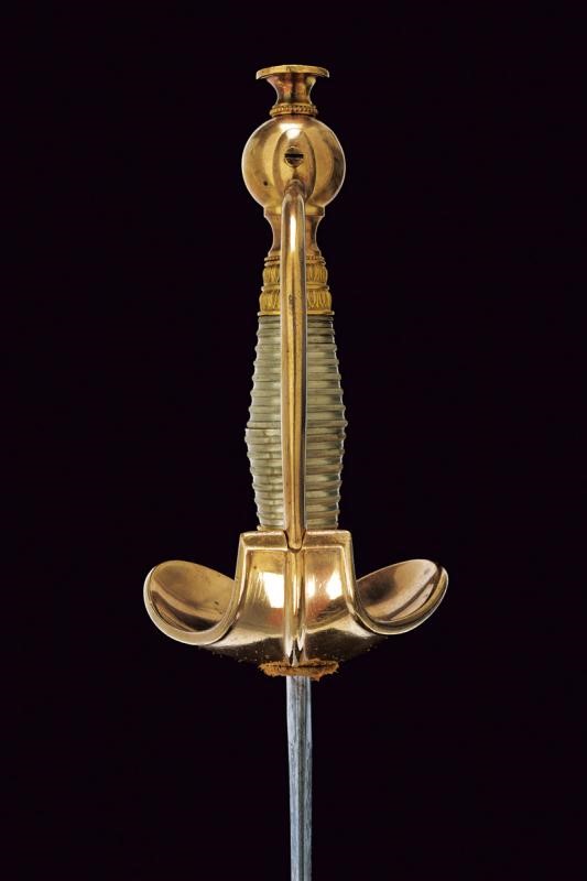 Spada da ufficiale Mod. 1833 'Albertina', Stato Pontificio, lunghezza 103.5 cm