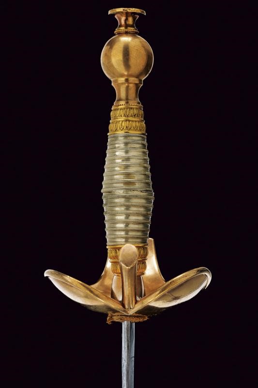 Spada da ufficiale Mod. 1833 'Albertina', Stato Pontificio, lunghezza 103.5 cm