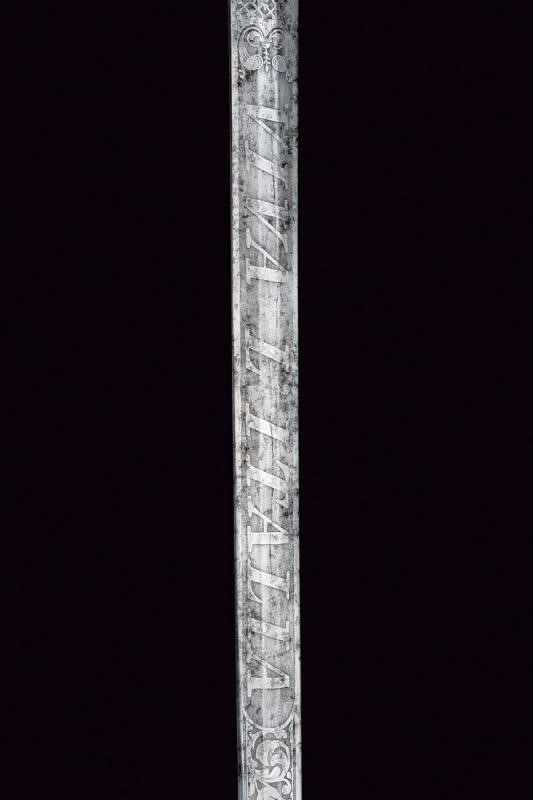 Spada da ufficiale Mod. 1833 'Albertina', Stato Pontificio, lunghezza 103.5 cm