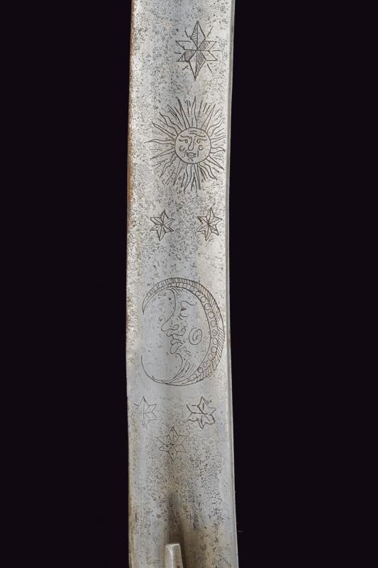 Sciabola da ussaro ungherese con fodero, lunghezza 93 cm
