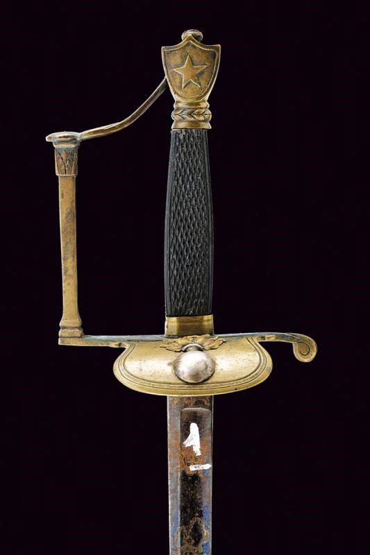 Spadino da ufficiale, Regno Italico, lunghezza 94,3 cm