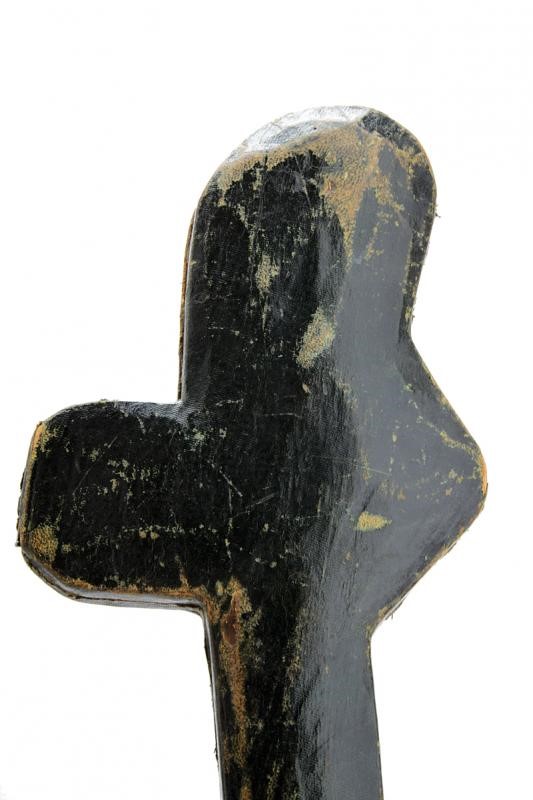 Custodia per sciabola, legno rivestito in cuoio verde bottiglia, Francia