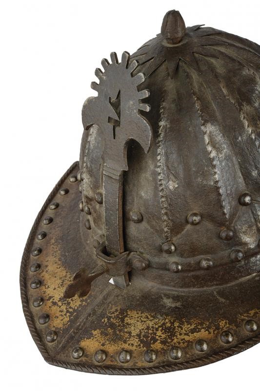 Taschetto a coda di gambero da ufficiale, ferro, altezza 39 cm, Europa