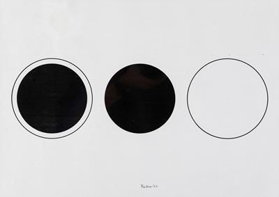 Effetti di convergenza e divergenza, serigrafia del 1987