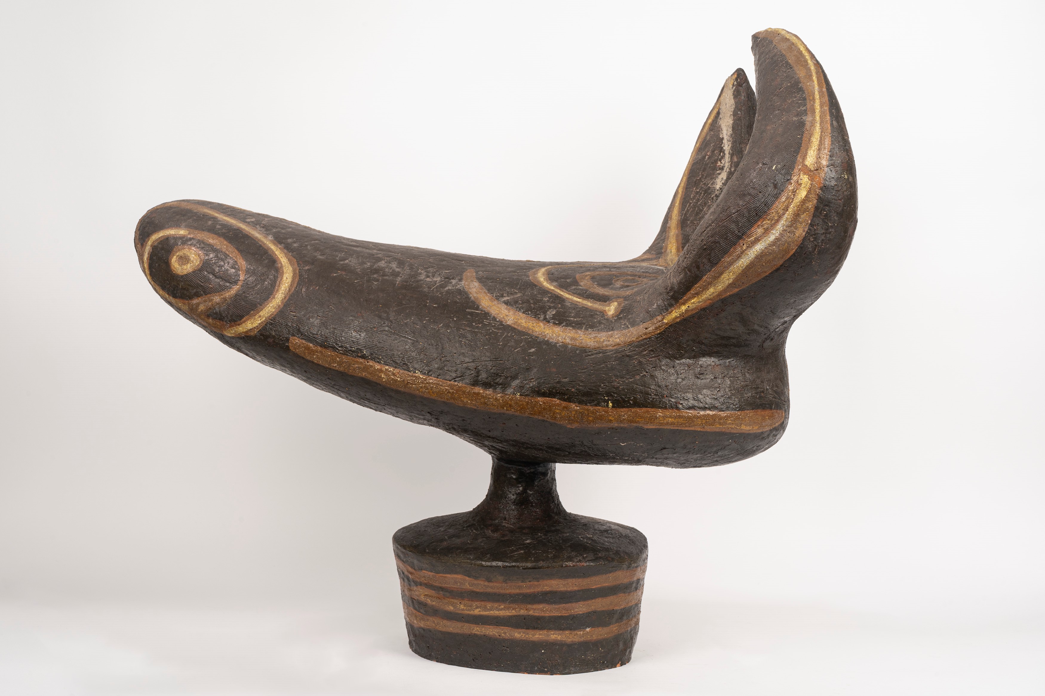 Salvatore Cipolla - Toro tribale in maiolica