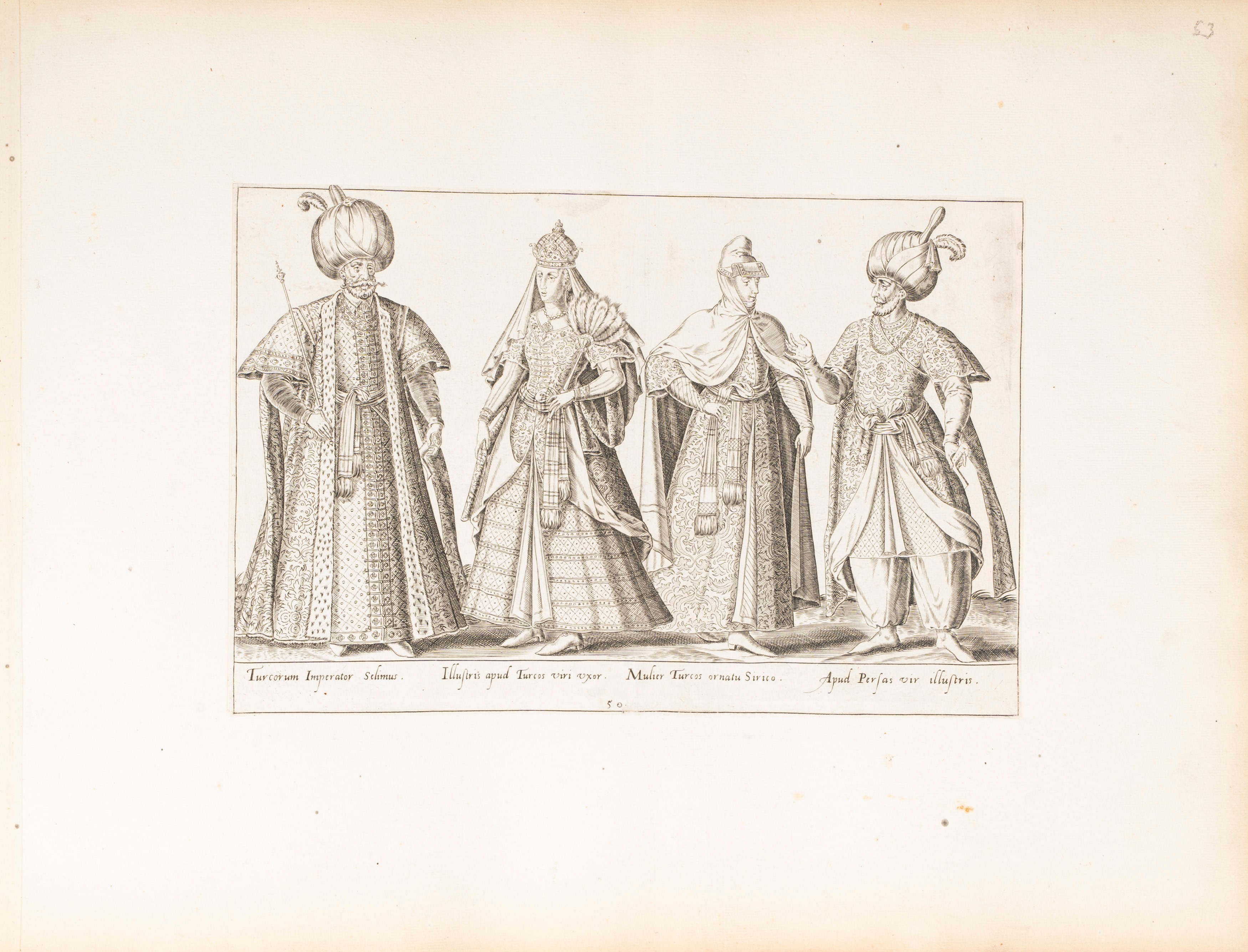 Omnium pene Europæ, Asiæ, Aphricæ atque Americæ gentium habitus. Habits de diverses nations de l’...