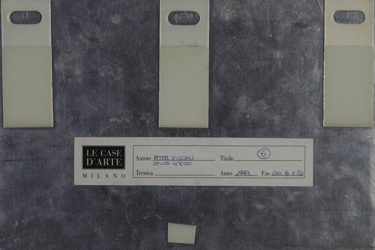 Peter Fischli, David Weiss - Senza titolo - Sei C-print vintage su alluminio, 1992