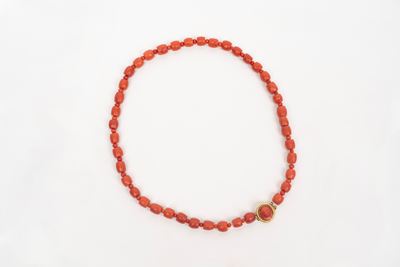 ☼ Collana in Corallo, Secoli XIX-XX