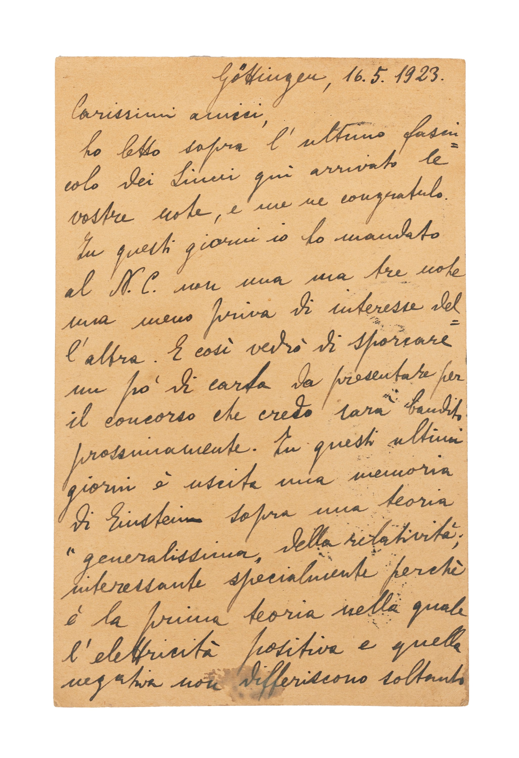 Enrico Fermi - Lettere
