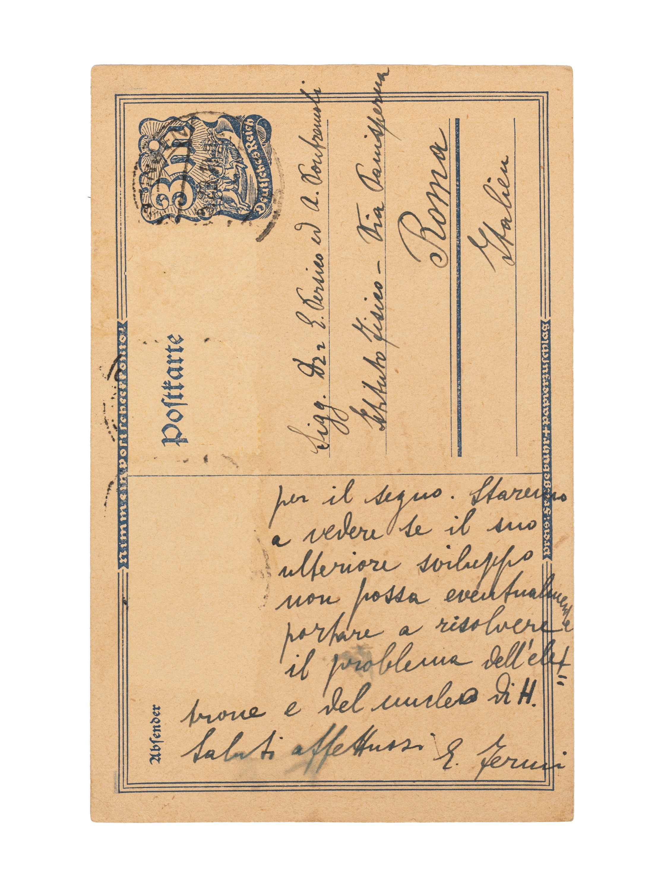 Enrico Fermi - Lettere