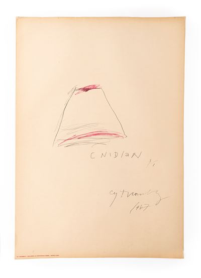 Cnidian (manifesto di mostra, aprile 1967)