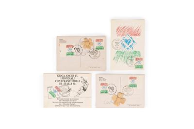 Quattro cartoline per Italia 90