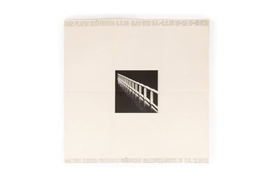 Manifesto della mostra personale alla galerie Heiner Friedrich