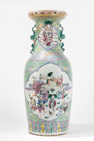 Vaso in porcellana Canton