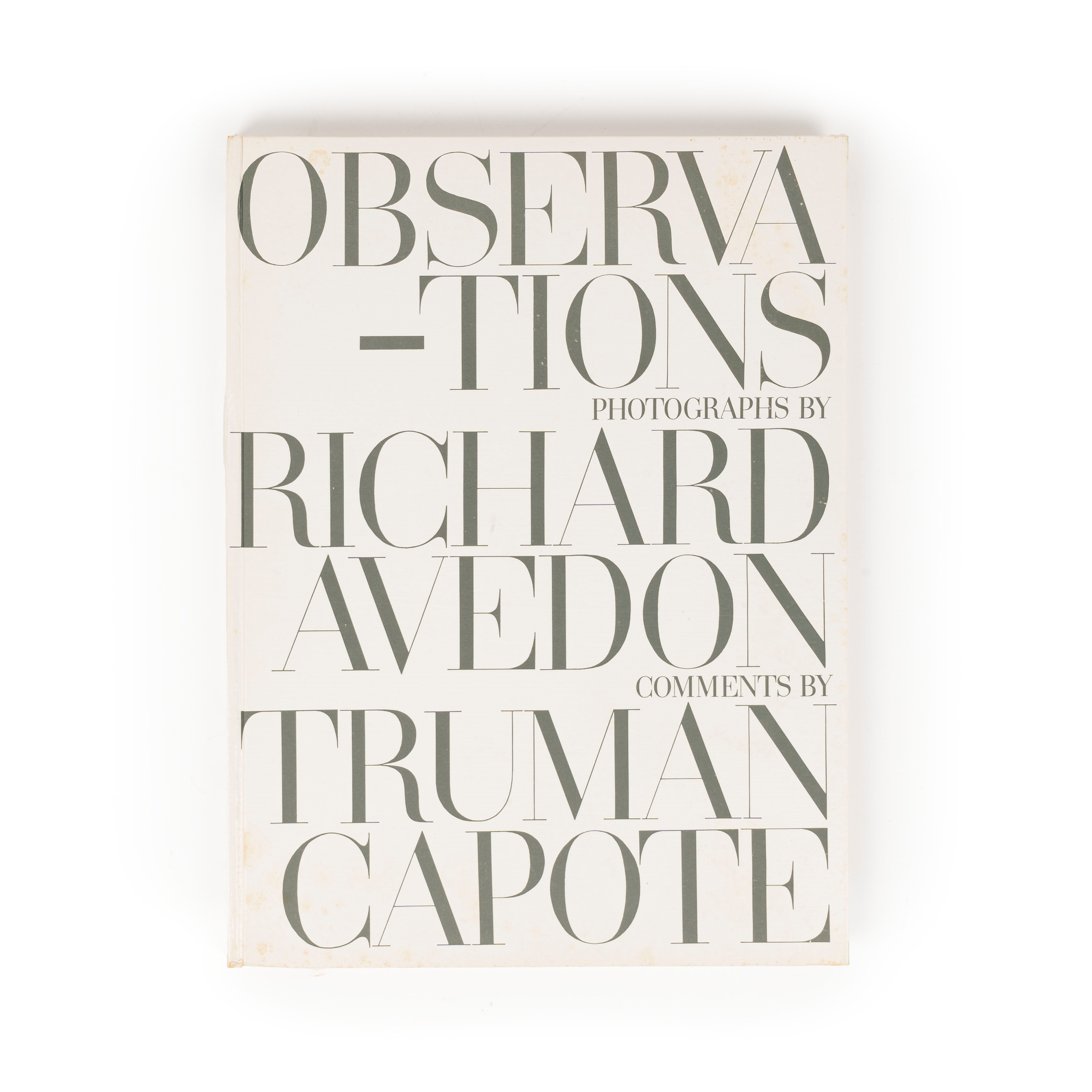 Richard Avedon - Observations - Fotolibro, 1959