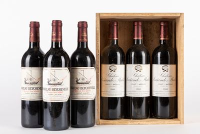 Chateau Beychevelle 2000 (3 Bt) e Chateau Sociando-mallet 2000 (3 Bt)