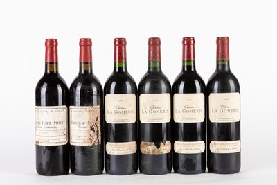 Chateau Haut Bailly 1995 (2 Bt) e Chateau la Gomerie 1995 (4 Bt)