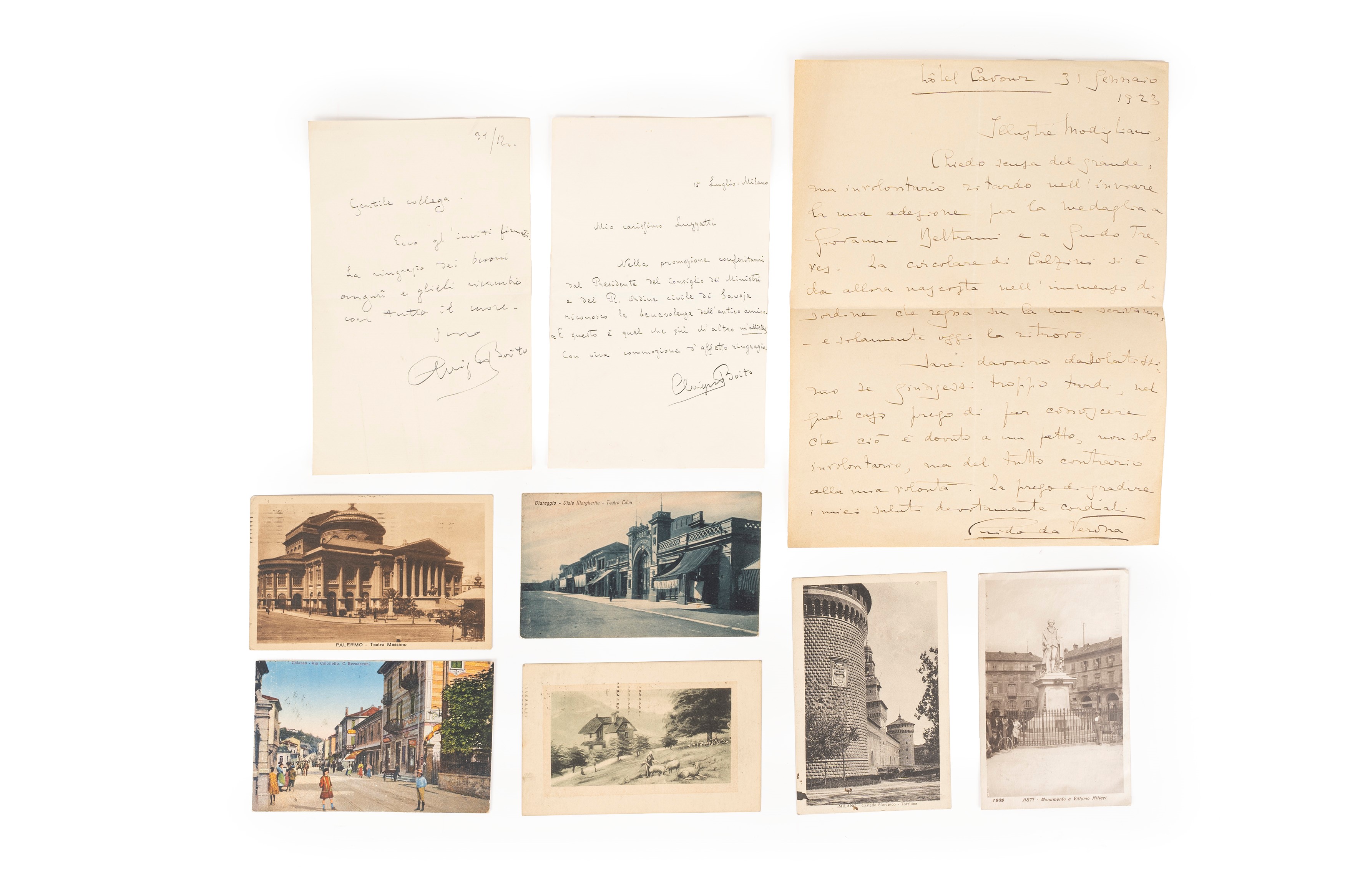 Petrolini, Ettore - Cartoline e Lettere di Diversi