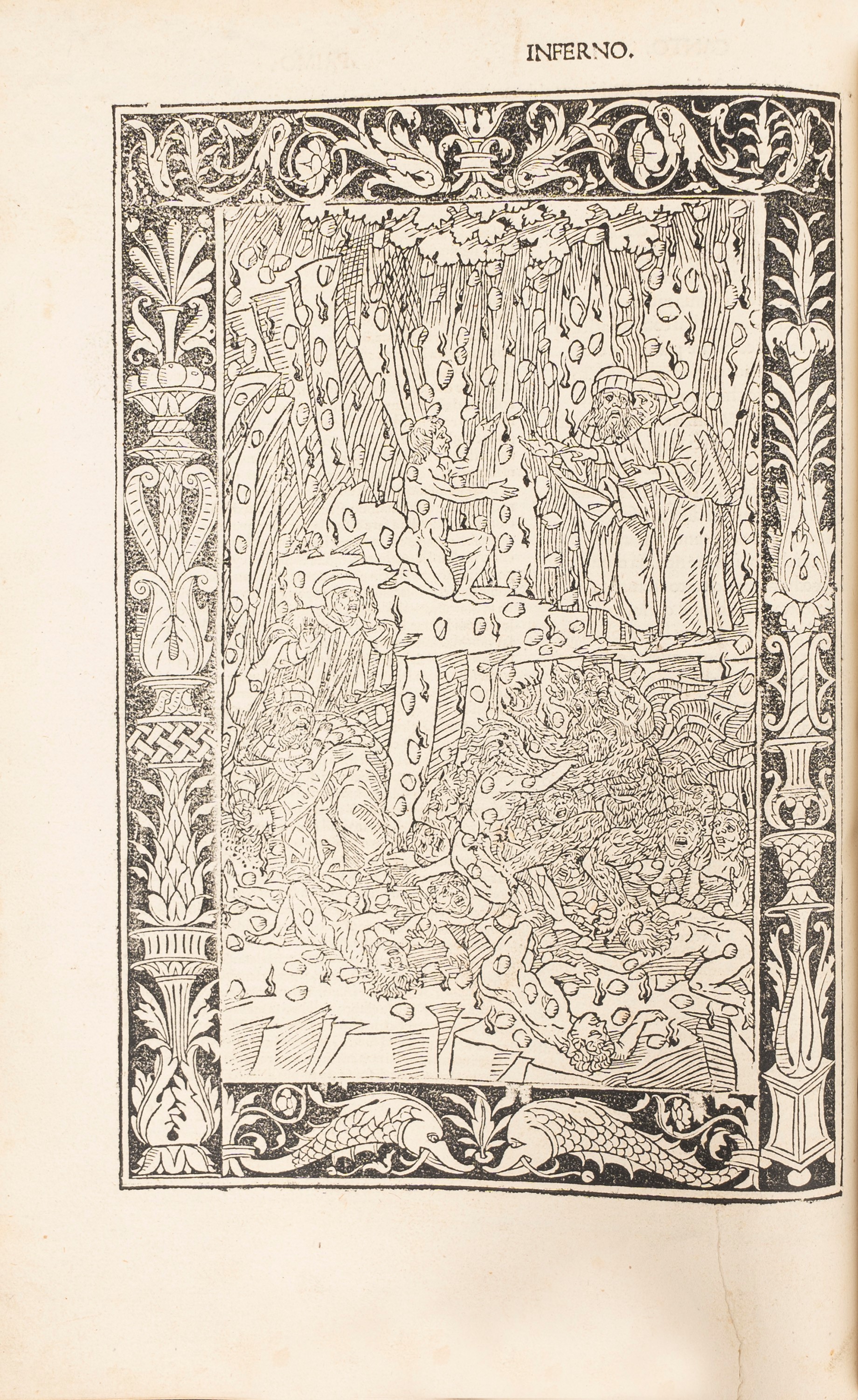 La Commedia [Commento di Christophorus Landinus]. Aggiunta: Marsilius Ficinus, Ad Dantem gratulat...