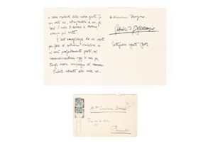 Gabriele D'Annunzio - Lettera