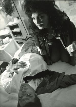 Marcello Mastroianni e Moira Orfei in "Casanova 70"