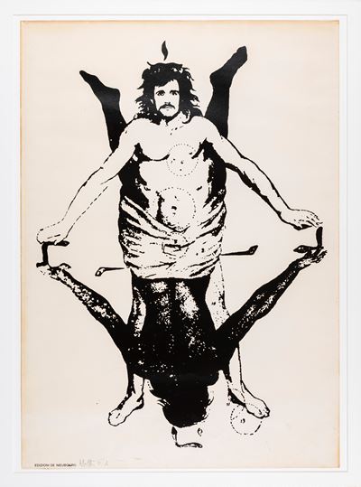Shaman - Showman, fotomontaggio su carta
