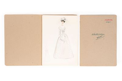 Album con Figurini e Modelli di Moda