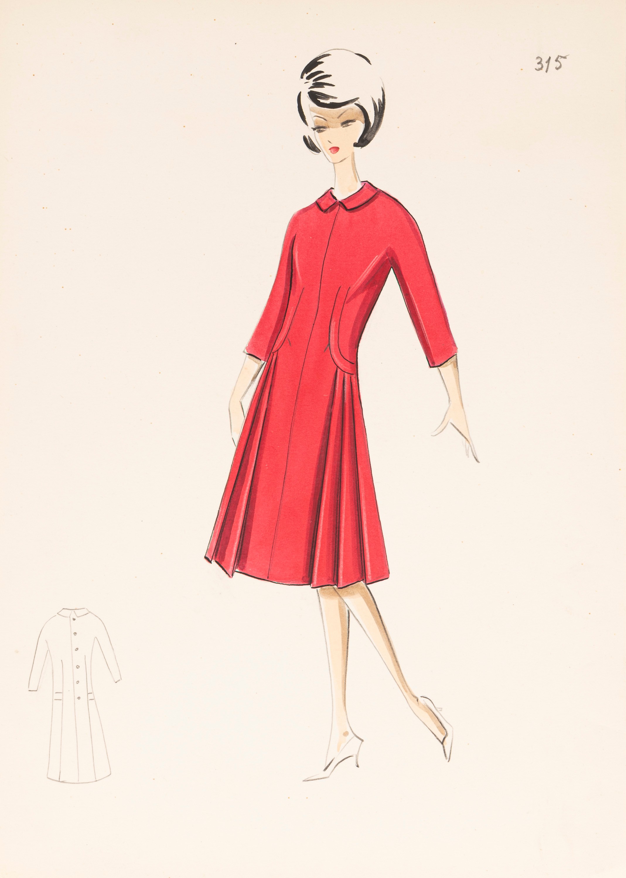 Album con Figurini e Modelli di Moda