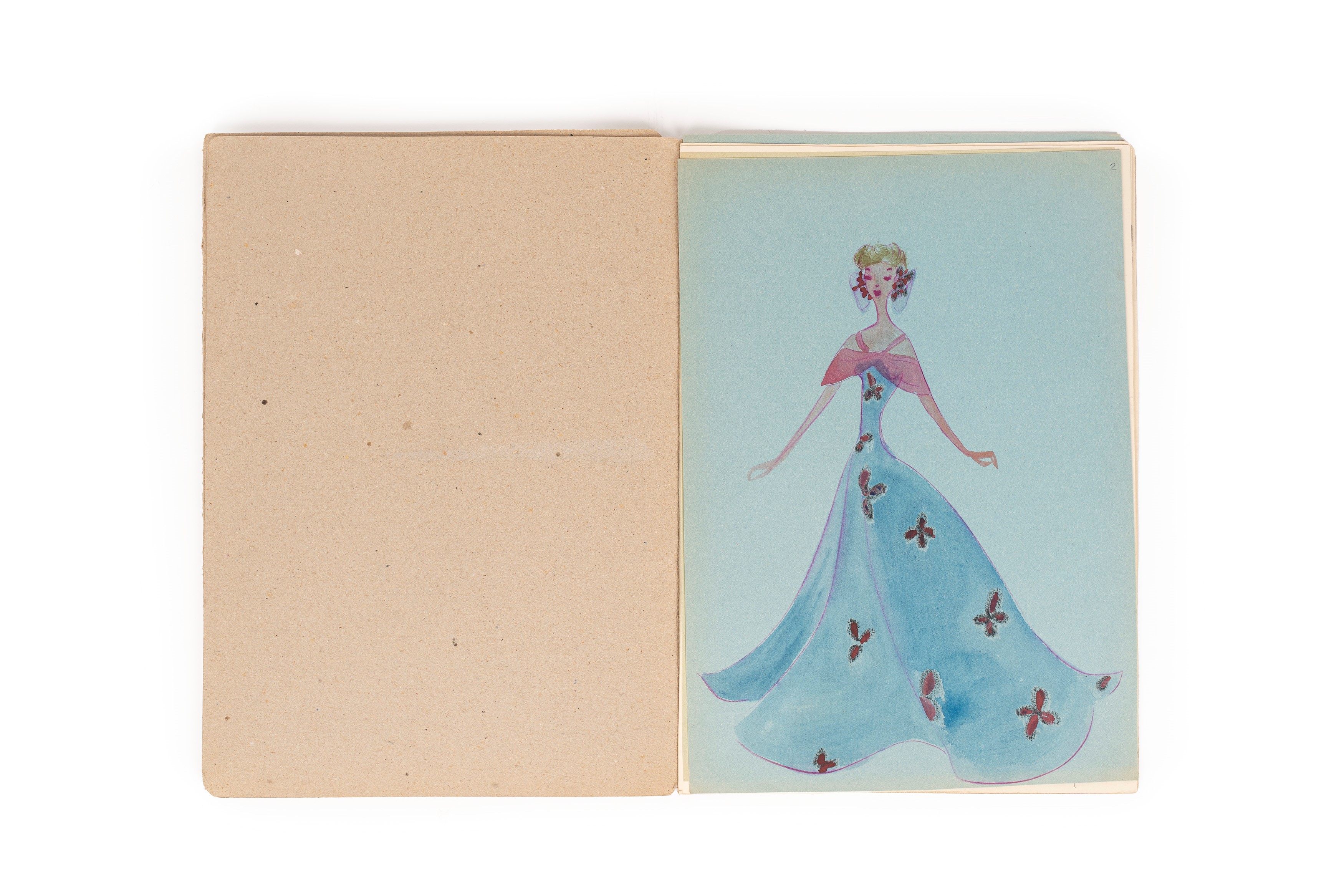Album con Figurini e Modelli di Moda