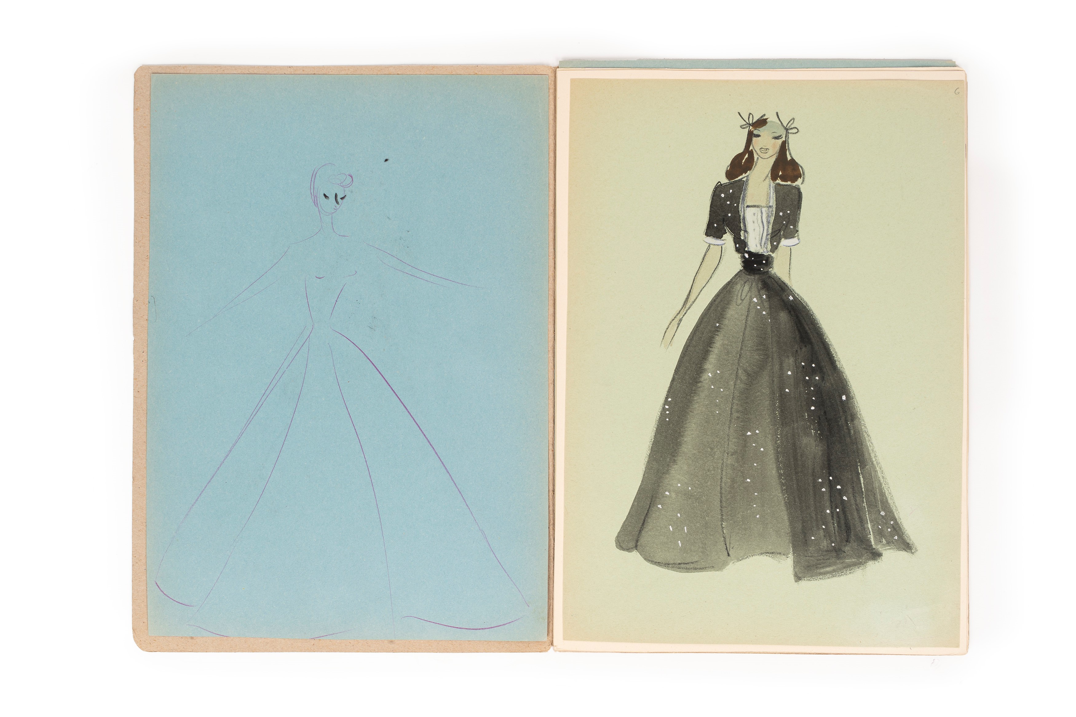 Album con Figurini e Modelli di Moda