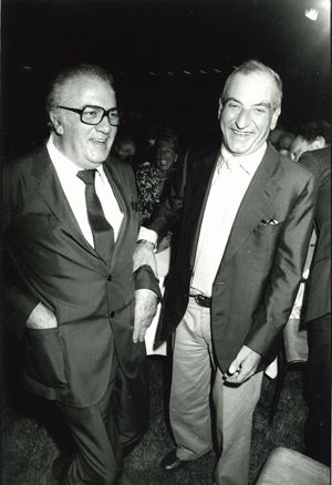 Federico Fellini and Goffredo Parise