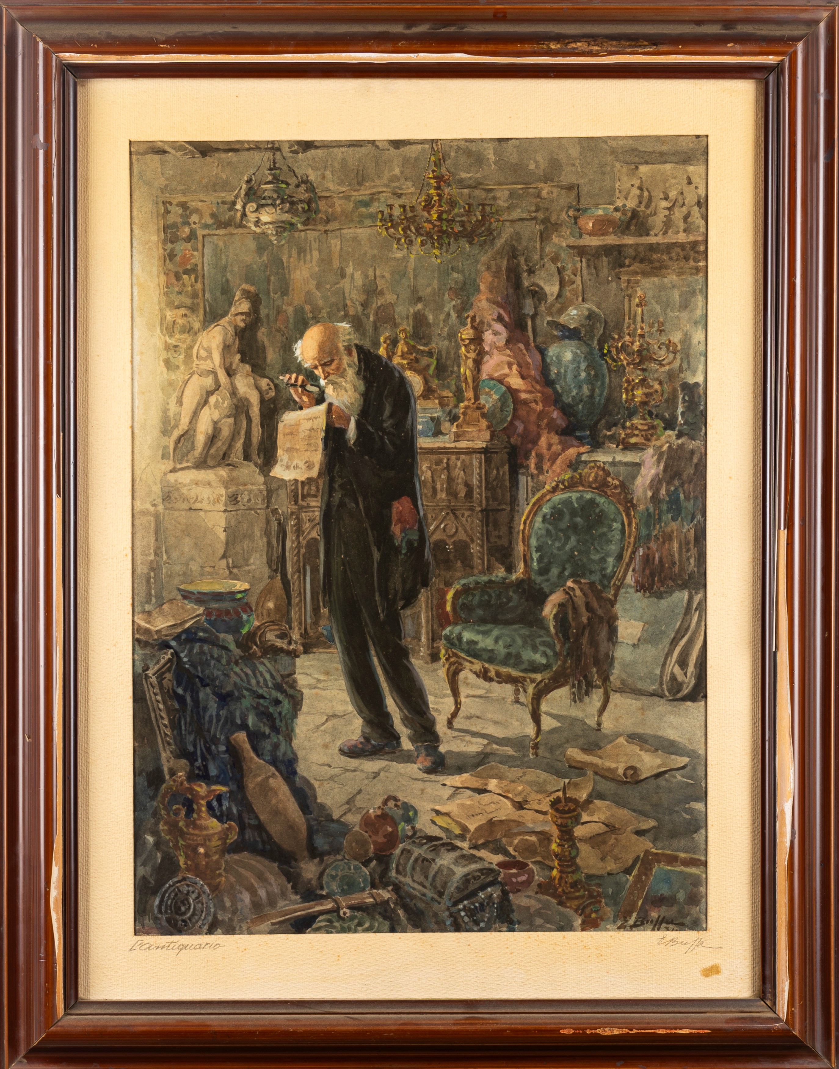 Scuola Italiana, Inizi Secolo XX - L'antiquario